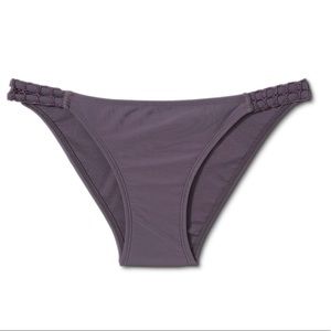 NWT Crochet Strap Cheeky Bikini Bottom